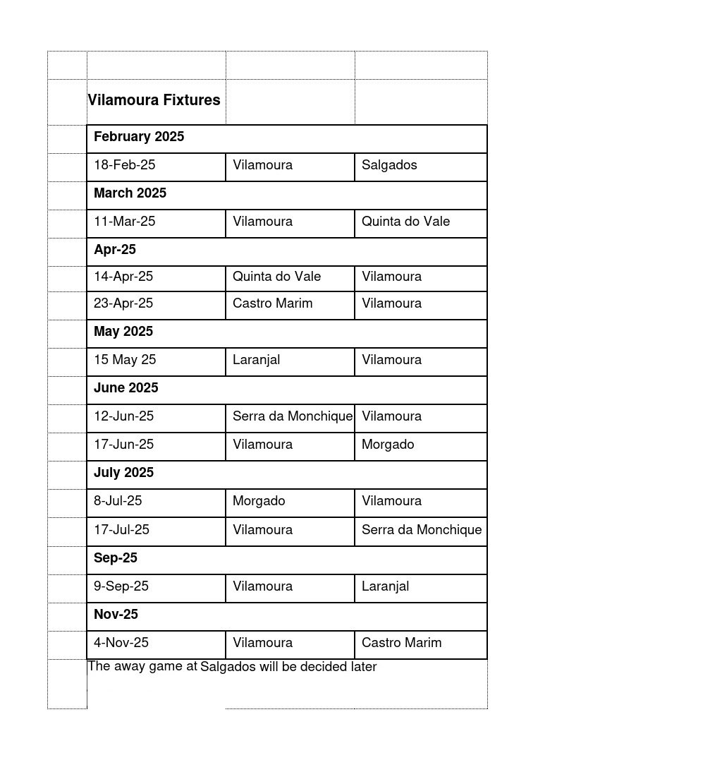 Interclub fixtures2025